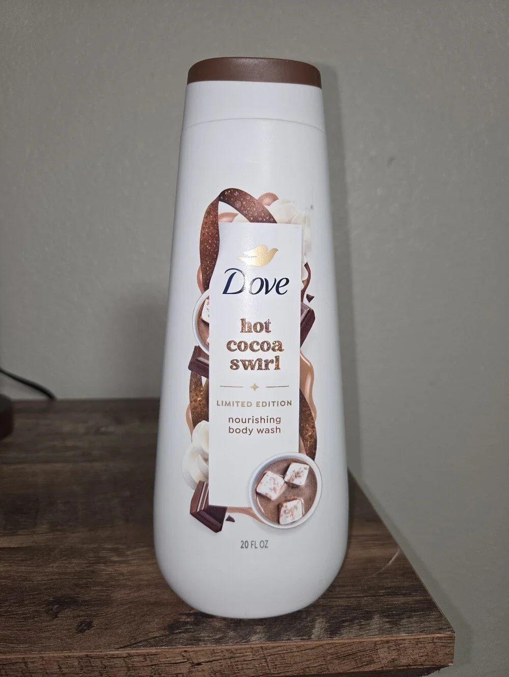 Dove Hot Cocoa Swirl Nourishing Body Wash - White & Brown